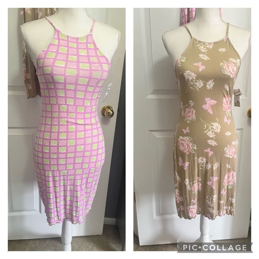Set of 2 - BP - Nordstrom Patterned Sun Dresses - Both NWT